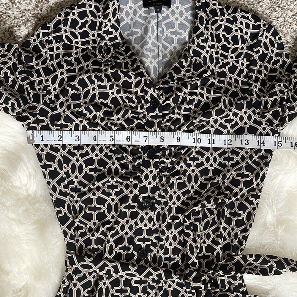 Laundry Geometric Pattern Professional Shirt Dres… - image 6